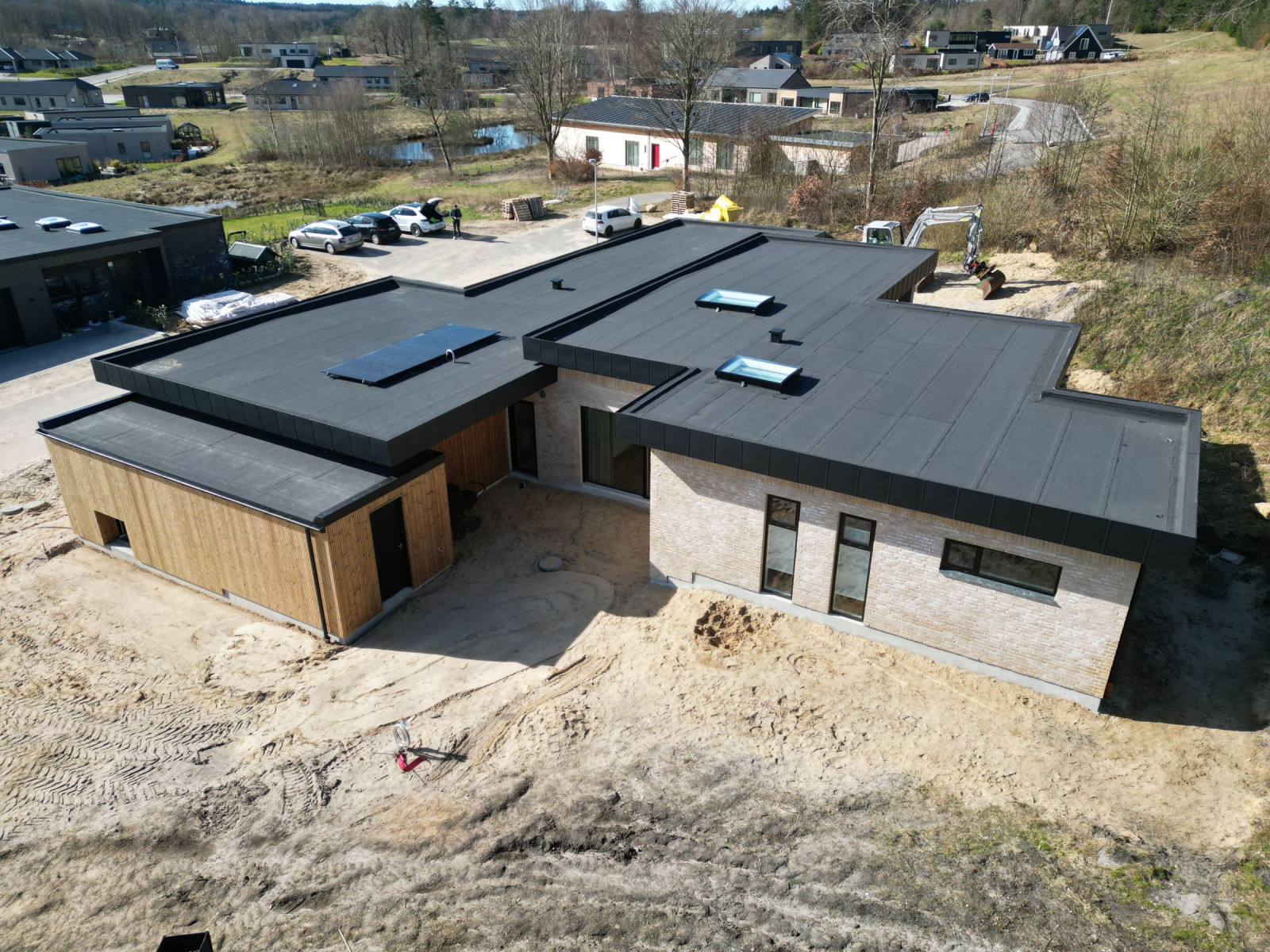 Arkitekttegnet villa – overtaget efter konkurs