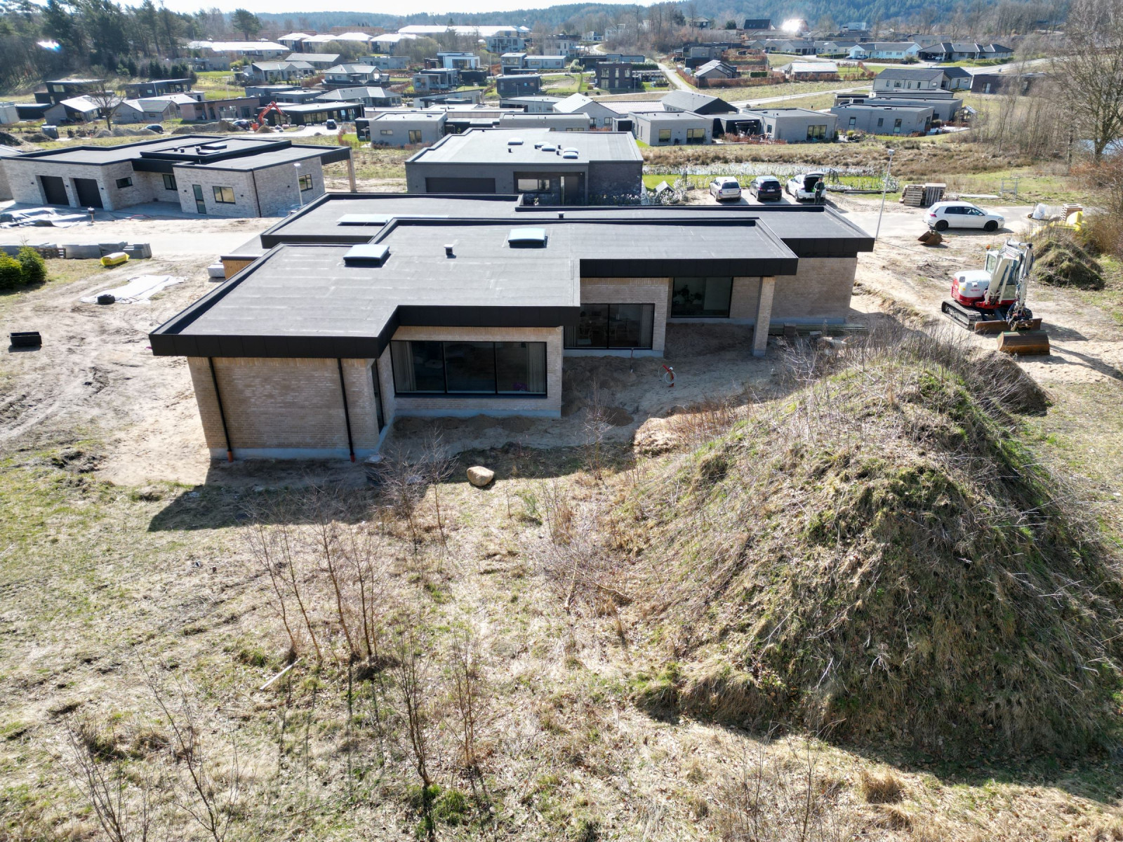 Arkitekttegnet villa – overtaget efter konkurs