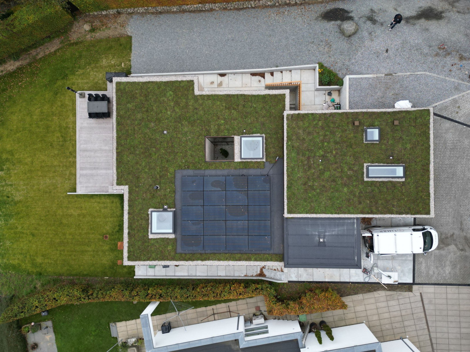 Arkitekttegnet villa – overtaget efter konkurs