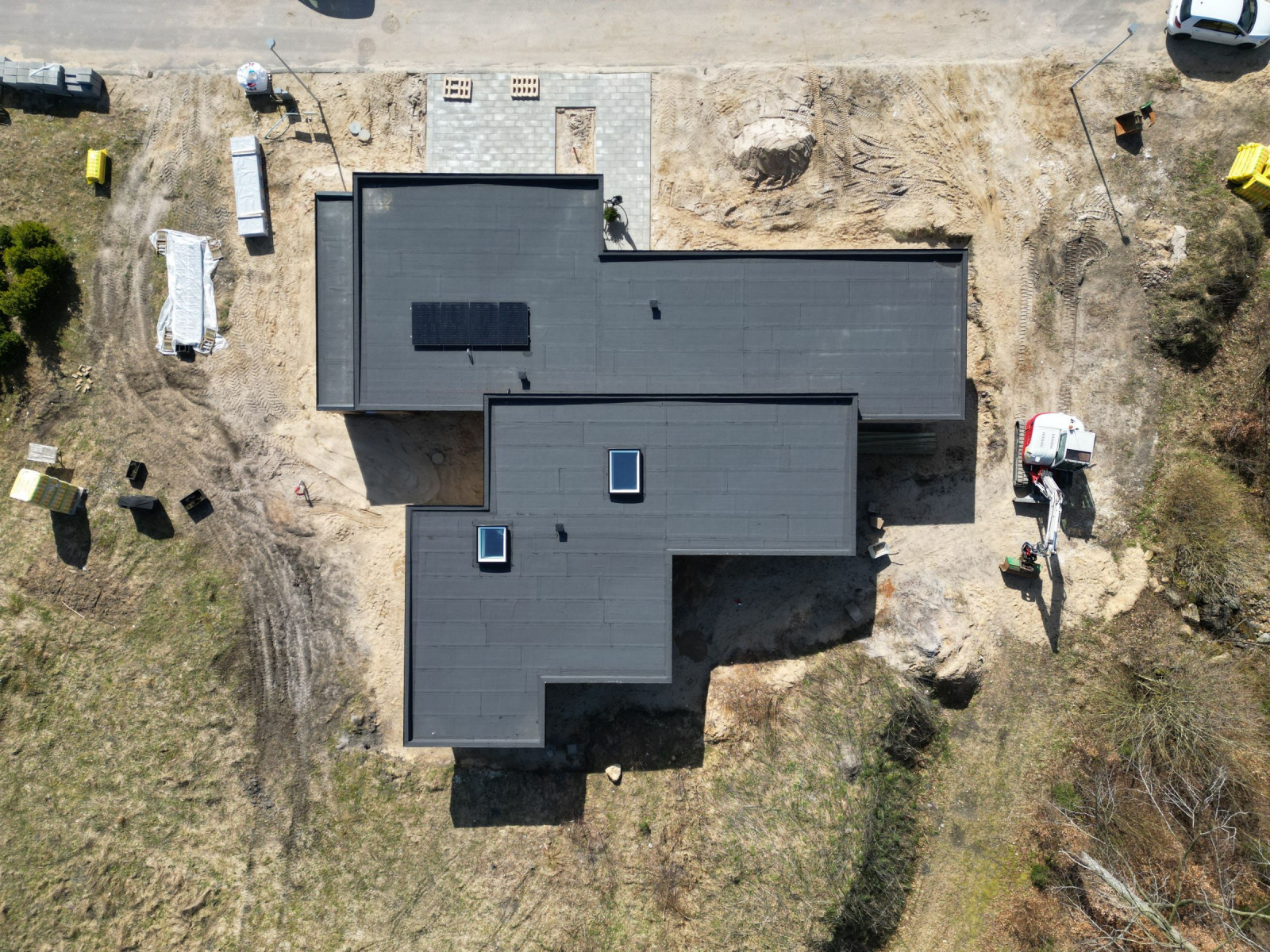 Arkitekttegnet villa – overtaget efter konkurs
