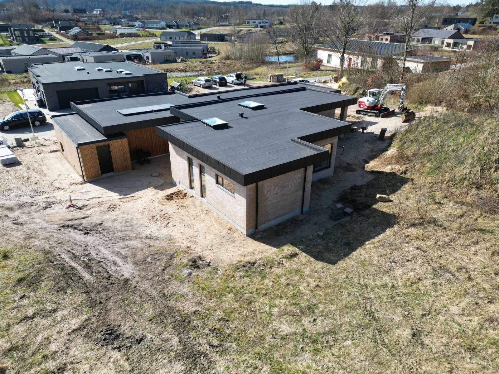 Arkitekttegnet villa – overtaget efter konkurs